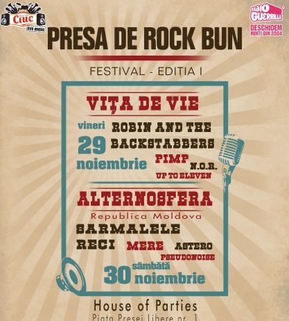 Program Presa de Rock Bun la House Of Parties